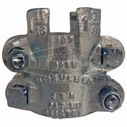 Dixon® 156 Boss™ 4-Bolt Clamp, 1-26/64 to 1-36/64 in Nominal, Iron Band, Domestic