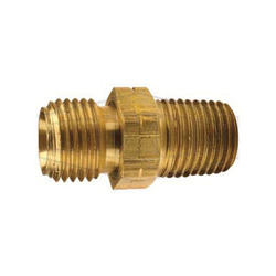 Dixon® 1580909C Oxy-Acetylene Connecting Spud, Adapter, 9/16-18 in Nominal, Left Thread x NPTF End Style, Brass, Domestic