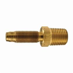 Dixon® 1820402S Reusable Stem Fitting, 1/4 x 1/8 in Nominal, Hose ID x MNPTF End Style, Brass, Domestic