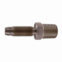 Dixon® 1820402SS Reusable Stem Fitting, 1/4 x 1/8 in Nominal, Hose ID x MNPTF End Style, 303 Stainless Steel