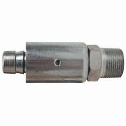 Dixon® 3505WF 3500 Low Profile Hose-to-Pipe Nipple, 3/8 x 1/4 in Nominal, Hose Shank x Male NPT, 600 psi Pressure, Steel, Domestic