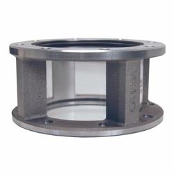 Dixon® 5201-SFI Flange Large Sight Flow Indicator, 4-3/8 in Dia Sight, 4 in Flange Connection, 150 psi Working