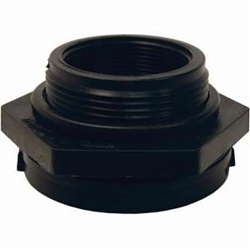 Dixon® The Right Connection 60124 Bulkhead Fitting, 3 x 1-1/2 in Nominal, Hole x FNPT End Style, Polypropylene, Domestic