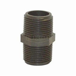 Dixon® 61769 Hex Pipe Nipple, 3 in x 4 in L MNPT, Polypropylene, Domestic