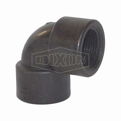 Dixon® 62191 Pipe 90 deg Elbow, 2 in, FNPT, SCH 80/XH, Polypropylene, Domestic