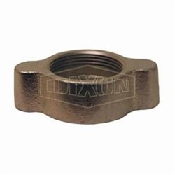 Dixon® B17 Boss Wing Pipe Nipples, Nut, 1-1/4 x 1-1/2 in, Iron