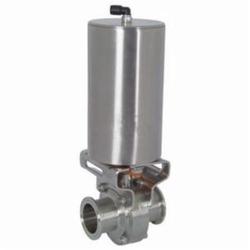 Dixon® B5101E100CC-G Normally Closed Butterfly Valve, 1 in Nominal, Clamp End End Style, 316 Stainless Steel Body