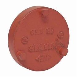 Dixon® BEC20 Blank End Cap, 2 in Nominal, Ductile Iron