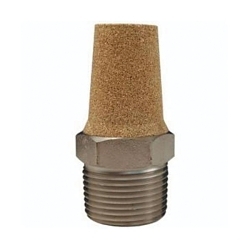 Dixon® CMF18 Conical Muffler, 1/8 in MNPT, 40 micron Filter, Steel, Domestic