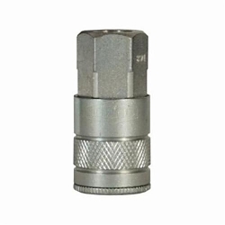 Dixon® DC6 Tru-Flate Air Chief Automotive Female Quick Connect Coupler, 3/8-18 Nominal, Quick Connect Coupler x NPTF, 300 psi Pressure, Steel, Domestic