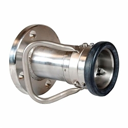 Dixon® DDC200SSFL MannTek Hose Unit Dry Disconnect Adapter, 2 in Nominal, ASA Flanged x Coupler End Style, 360 psi Pressure, 150 lb, 316 Stainless Steel