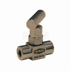 Dixon® FFS102 Mini Needle Valve, 1/4-18 Nominal, FNPT End Style, 316 Stainless Steel Body