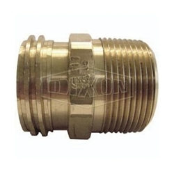 Dixon® ME217 Adapter, 1-3/4 x 1-1/4 in, Male ACME x MNPT, Brass, Domestic