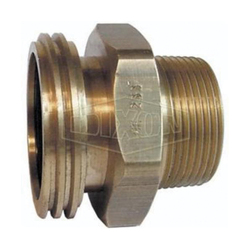 Dixon® ME233 Adapter, 2-1/4 x 1-1/4 in, Male ACME x MNPT, Brass, Domestic