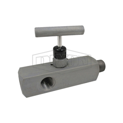 Dixon® MFC204 Hard Seat Needle Valve, 1/2-14 Nominal, MNPT x FNPT End Style, 1000 psi Pressure, Steel Body