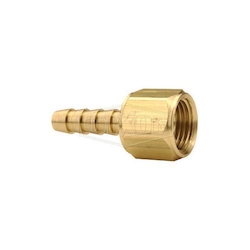 Dixon® 1520409K 152 Right Hand Oxygen Coupling, 9/16-18 x 1/4 in Nominal, Female UNF x Hose Shank End Style, Brass, Domestic