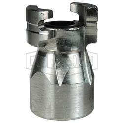 Dixon® Dual-Lock™ P4F6-S P Series Thor Interchange Female Quick Disconnect Plug, 3/4 in Nominal, Quick-Disconnect Plug x NPTF, 303 Stainless Steel, Domestic