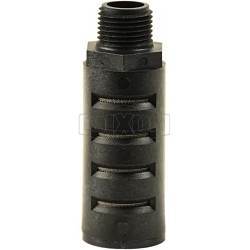 Dixon® SQF-4 Quiet Flow Economy Pneumatic Muffler, 1/2 in Port, 150 psi Pressure, 35 to 120 deg F, 3-35/64 in OAL