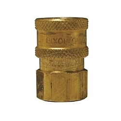 Dixon® 10EF10-B Straight Through Interchange Quick Connect Coupling, 1-1/4-11-1/2 Nominal, FNPT, Brass, Domestic