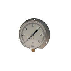 Dixon® 4277768-0001 Contractor Pressure Gauge, 0 to 30 psi, 1/4 in Connection, 4-1/2 in Dial, +/- 1 %
