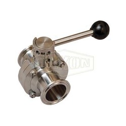 Dixon® B5101E200CC-A Butterfly Valve, 2 in Nominal, Clamp End End Style, 316L Stainless Steel Body