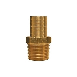 Dixon® 1020204C 102 Standard Insert, 1/4 x 1/8 in Nominal, MNPT x Hose Barb End Style, Brass, Domestic