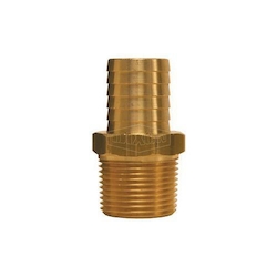 Dixon® 1020304C 102 Standard Insert, 1/4 x 3/16 in Nominal, MNPT x Hose Barb End Style, Brass, Domestic