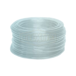 Dixon® CL0406 Domestic Tubing, 1/4 in ID x 3/8 in OD x 100 ft L, PVC, Domestic