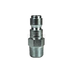 Dixon® DCP1703 Air Chief Industrial Male Quick Connect Plug, 3/8-18 Nominal, Quick Connect Plug x NPTF, 300 psi Pressure, Steel, Domestic