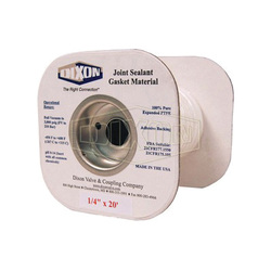 Dixon® LCJS8-15 Joint Sealant Gasket, 15 ft L x 1/2 in W, 3000 psi, PTFE, Domestic