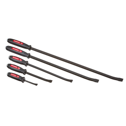 Dominator® 61366 Curved Pry Bar Set, 5 Pieces, Steel