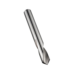 Dormer 5968635 A122 Short Length NC Spotting Drill, 10 mm Dia, 89 mm OAL, HSS, Bright