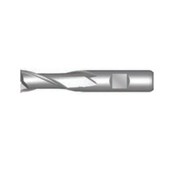 Dormer 7647864 C602 Medium Cut Length Keyway End Mill, 1/8 in Dia Cutter, 3/8 in Length of Cut, 2 Flutes, 3/8 in Dia Shank, 2-5/16 in OAL, Bright