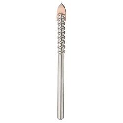 Drillco 184F108 1840 Imperial Glass and Tile Bit, 1/8 in Drill, Straight Shank, 3-1/2 in OAL