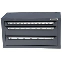 Drillco 270DX Imperial Jobber Length Drill Dispenser, 270 PC Capacity