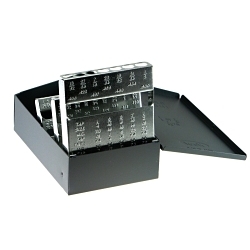 Drillco 29IDX Drill Index, 1/16 to 1/2 in by 64ths Drill, 29 PC Capacity