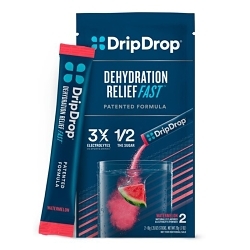 DripDrop #61723 – Watermelon Electrolyte Drink Mix, 2.5 gallon Packets, 1 Case of 12 Packets