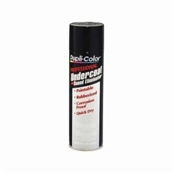Dupli-ColorĀ® EUC10200A Professional Automotive Undercoating With Sound Eliminator, 20 oz Container, Liquid Form, Black