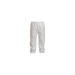 DuPont™ TY350SWH2X0012G1, 2XL, White, 5.9 mil Tyvek®, 26-1/2 in Waist, Elastic Waist Closure, Resists: Abrasion and Tear