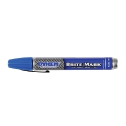 Dykem® BRITE-MARK® 40 40001 General Purpose Permanent Paint Marker, Medium Tip, Aluminum, Blue