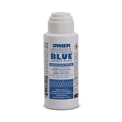 Dykem® STEEL BLUE® Layout Fluid, Blue, Liquid Form