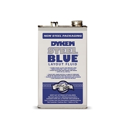 Dykem® STEEL BLUE® 80700 Layout Fluid, 1 gal Container, Blue, Liquid Form