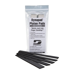 Dynabrade® 11119 Soft Platen Pad, For Use With Dynafile® II 40381 Slow Speed Abrasive Belt Tool, 7 in L x 3/4 in W x 1/8 in THK