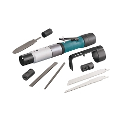 Dynabrade® 12207 Stockade Straight Line Reciprocating Filer/Saw Versatility Kit, 1/4 in, 2400 spm Speed, 21 cfm Air Flow, 90 psi, 13/32 in L Stroke