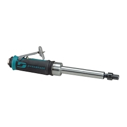 Dynabrade® 43516 Straight Line Rotary Vane Non-Vacuum Standard Muffler Governor Controlled Extension Die Grinder, 1/4 in Collet, For Max Wheel Dia: 6 in, 0.4 hp, 20 scfm Air Flow, 90 psig, 25000 rpm Speed