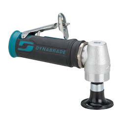 Dynabrade® 47820 Geared Disc Sander, 2 in Dia Disc, 1/4-20 Male Arbor/Shank, 0.4 hp, 25 scfm Air Flow, 90 psi