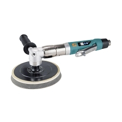Dynabrade® 51393 2-Hand Rotary Buffer, 8 in Dia Pad, 5/8-11 Male Arbor/Shank, 1 hp, 35 scfm Air Flow, 90 psi