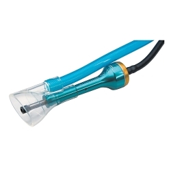 Dynabrade® 51631 Central Vacuum Straight Line Air Pencil Grinder With Gold Tool Cap, 3 mm Collet, 0.1 hp, 8 scfm Air Flow, 90 psi, 50000 rpm Speed