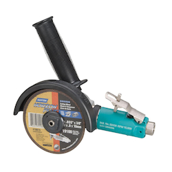 Dynabrade® 52430 Gearless Cut-Off Wheel Tool, 4 in Dia Wheel, 15000 rpm Speed, 32 cfm Air Flow, 90 psi