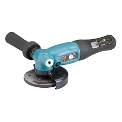 Dynabrade® 52636 Non-Vacuum Rotational Exhaust Depressed Center Wheel Grinder, 4-1/4 in Dia Wheel, 3/8-24 Male Arbor/Shank, 1.3 hp, For Wheel: Right Angle/Type 27